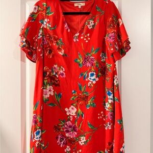 ANDREE BY UNIT Red Floral Dress